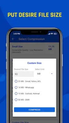 Reduce Video Size android App screenshot 4