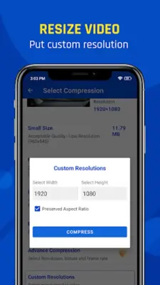 Reduce Video Size android App screenshot 5